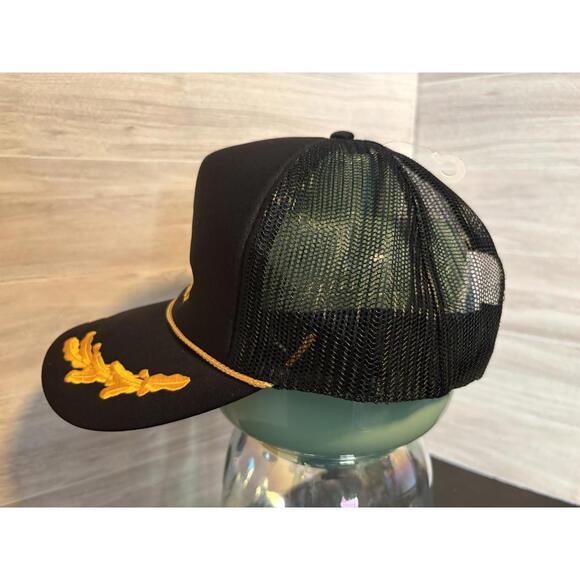 BLACKTOP Trucker Hat Captains Snapback Embroidered Blacktop Surf Shop NWT - Picture 6 of 7